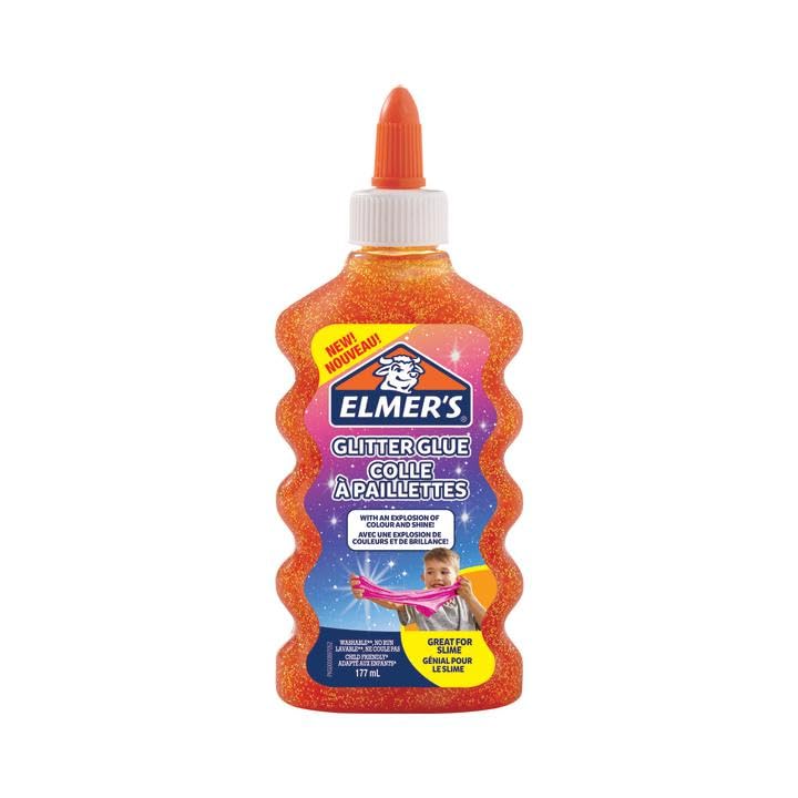 Elmer's Specialty Glue colle pailletée orange 177 ml slime