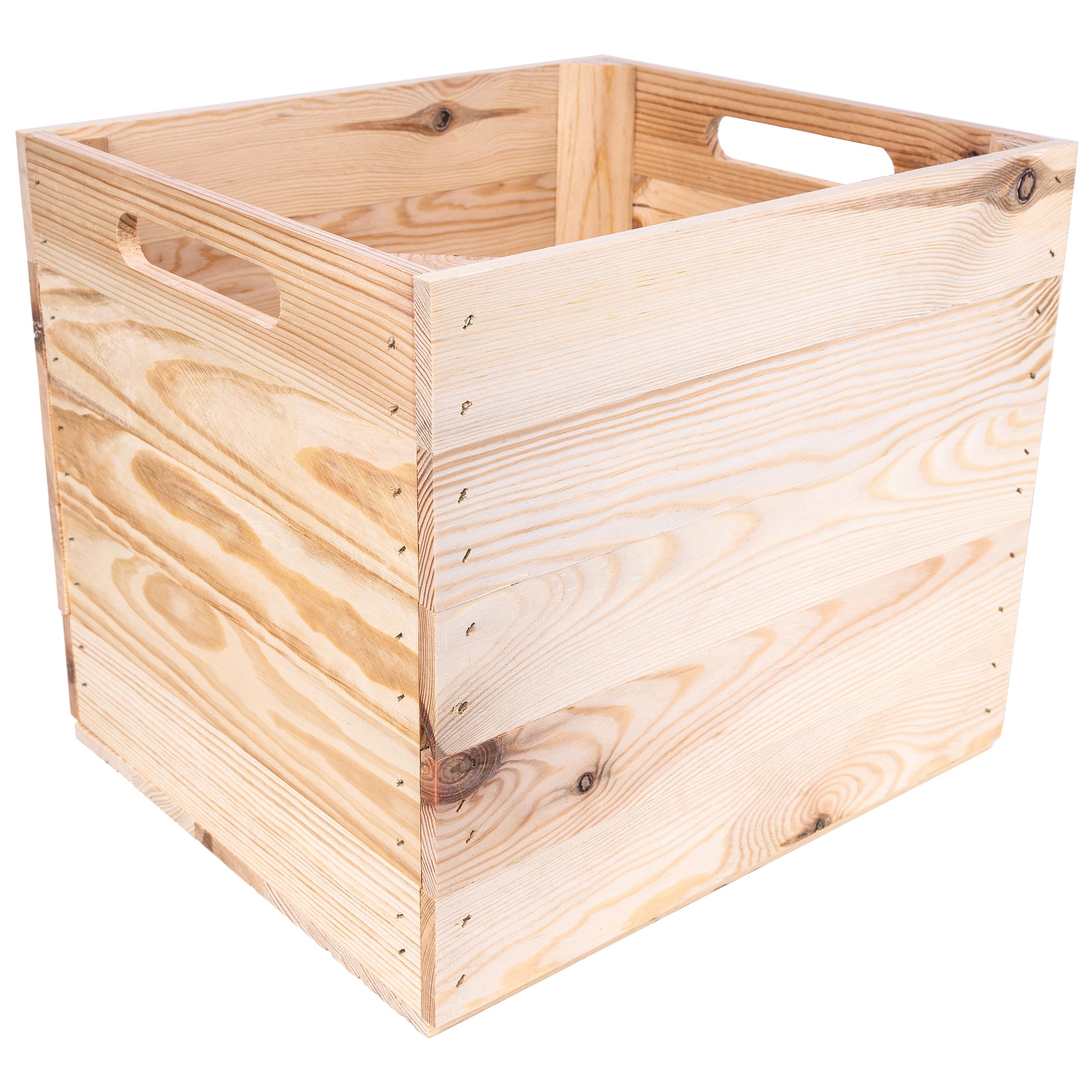 Creative Deco Wood Caisse bois naturel Kallax 33x37x33 cm