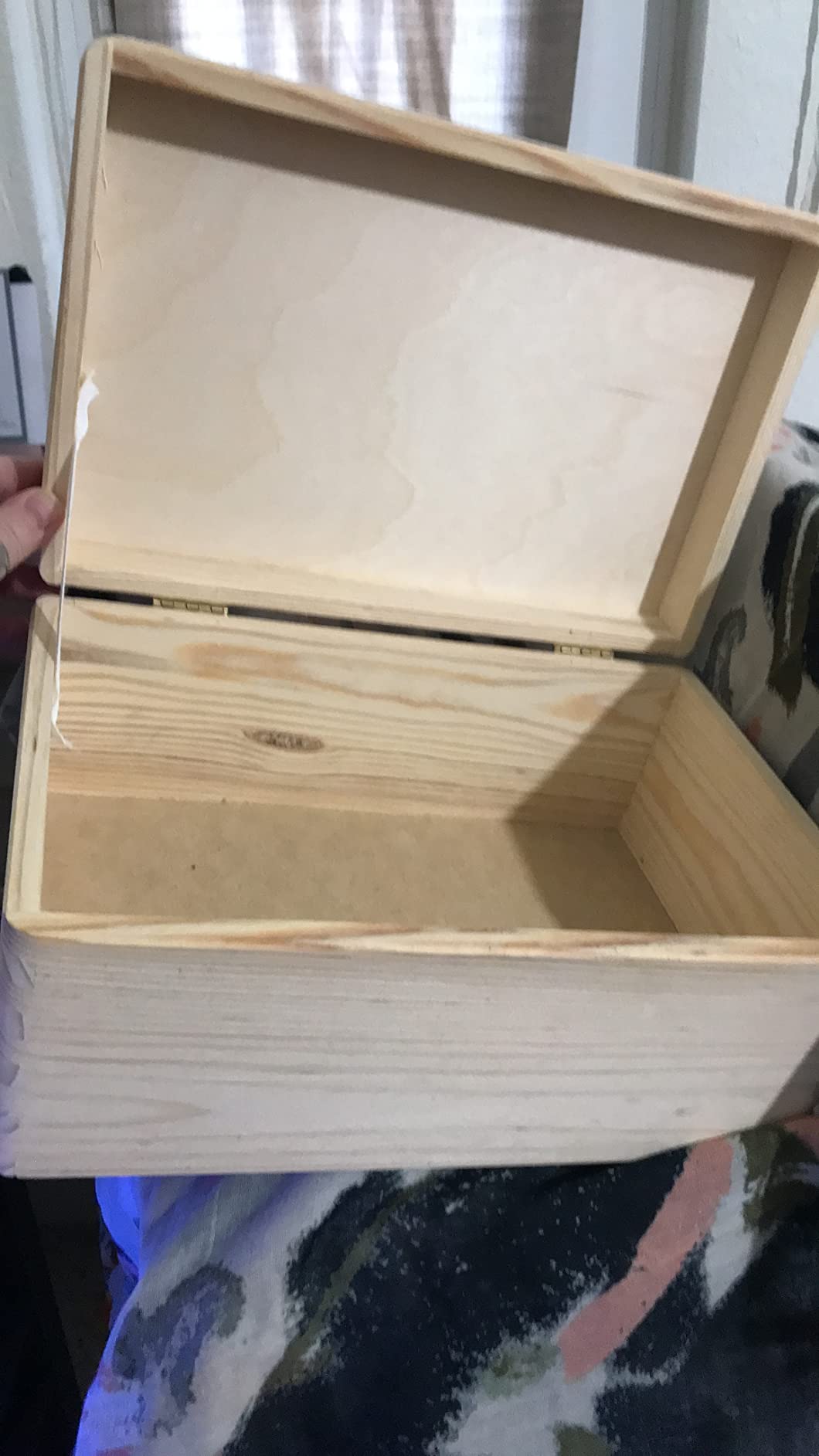 Creative Deco Boîte Bois Cadeau Femme 30x20x14cm
