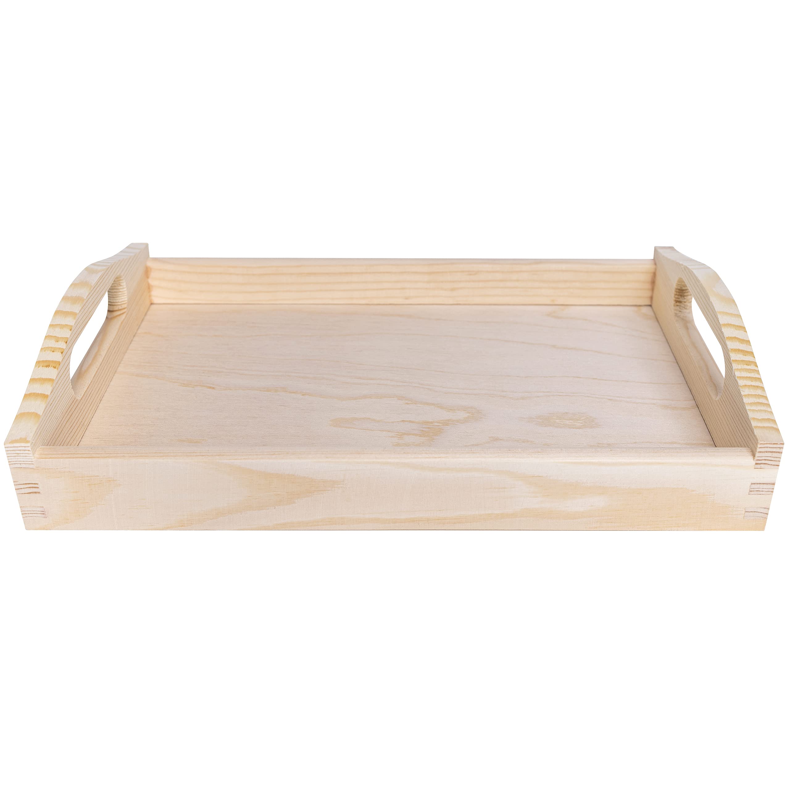 Creative Deco Home and Garden Plateau Bois 30x20 cm Pin
