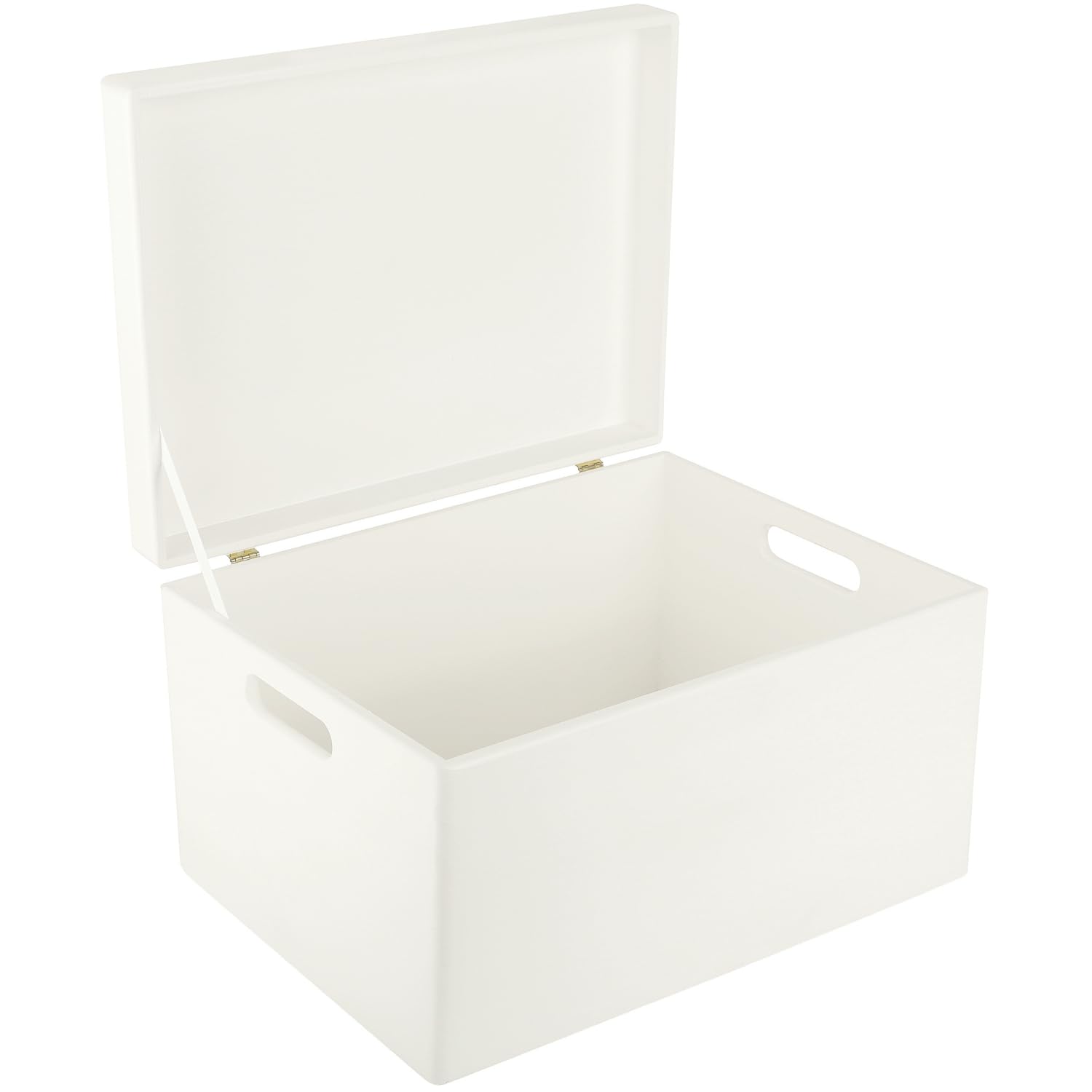Creative Deco boîte bois communion blanche 40x30 cm