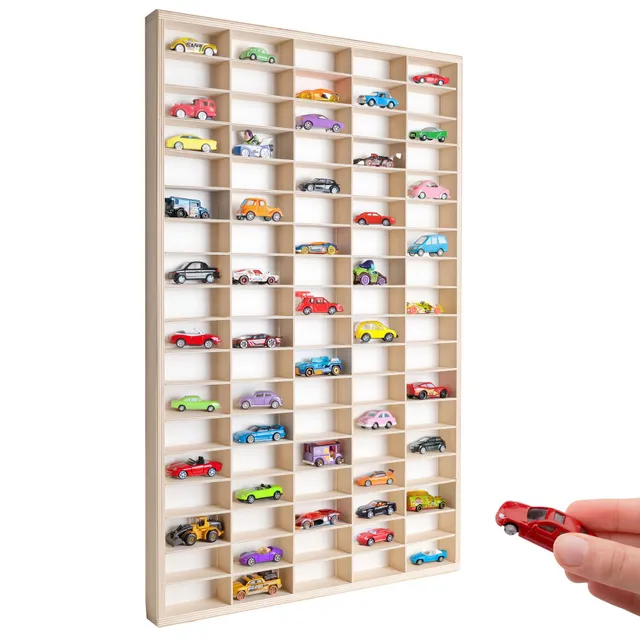 Creative Deco Étagère Collection Bois 90 Cases 78,8 cm