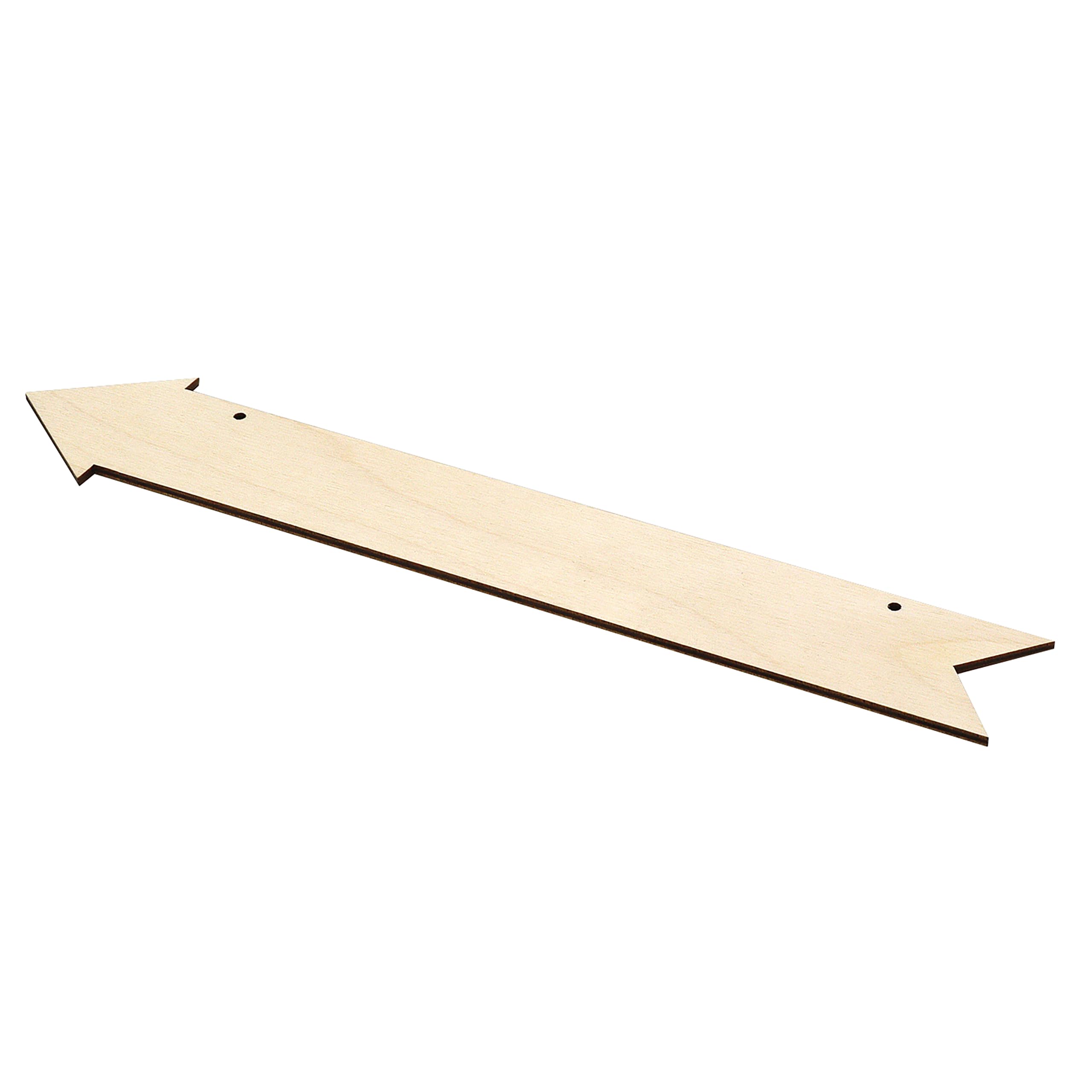 Creative Deco Wood products flèches bois 30 cm lot 5 brut à peindre