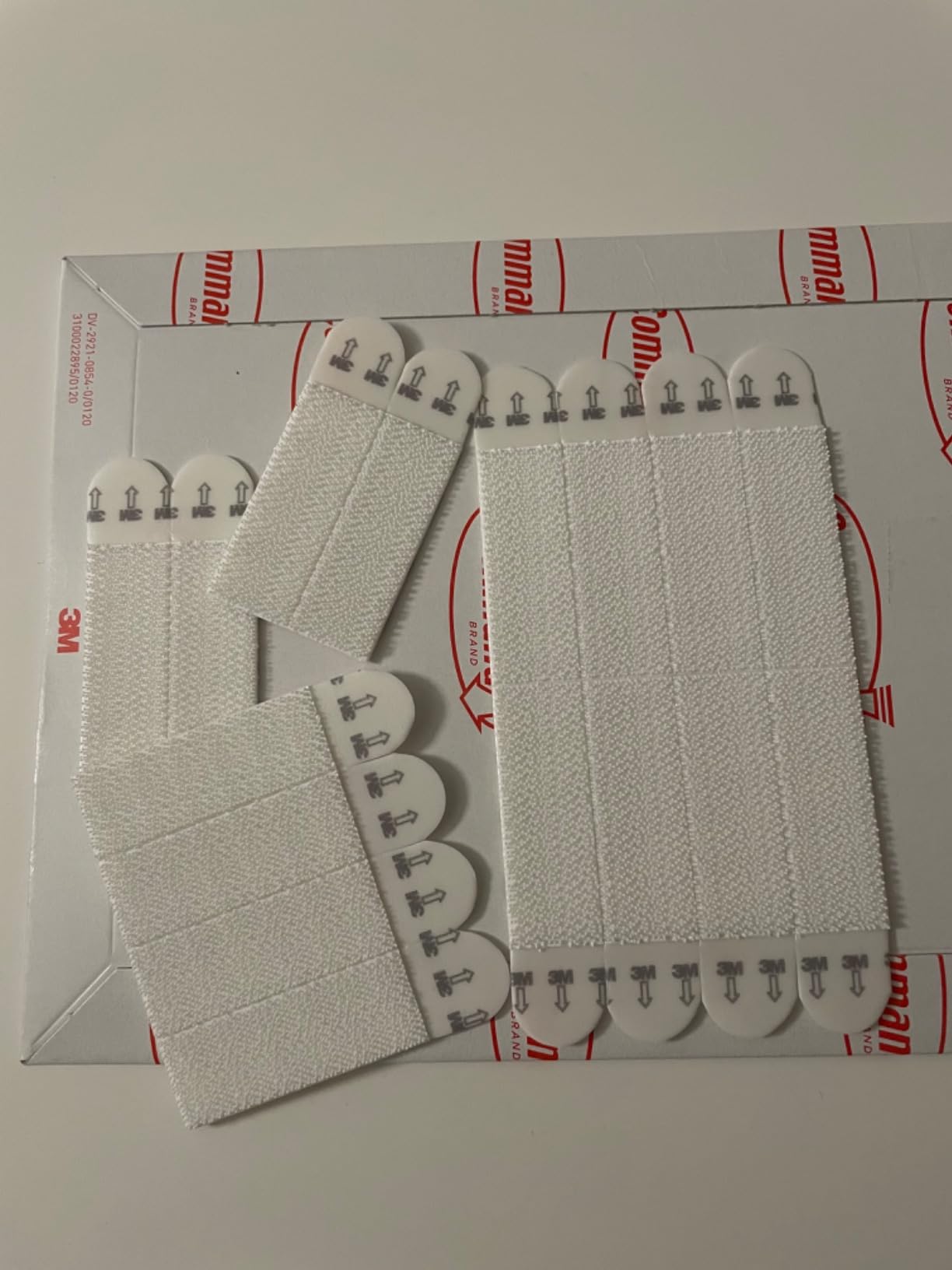Command Languettes Tableaux Petit Blanc 8x2 Sans Perçage