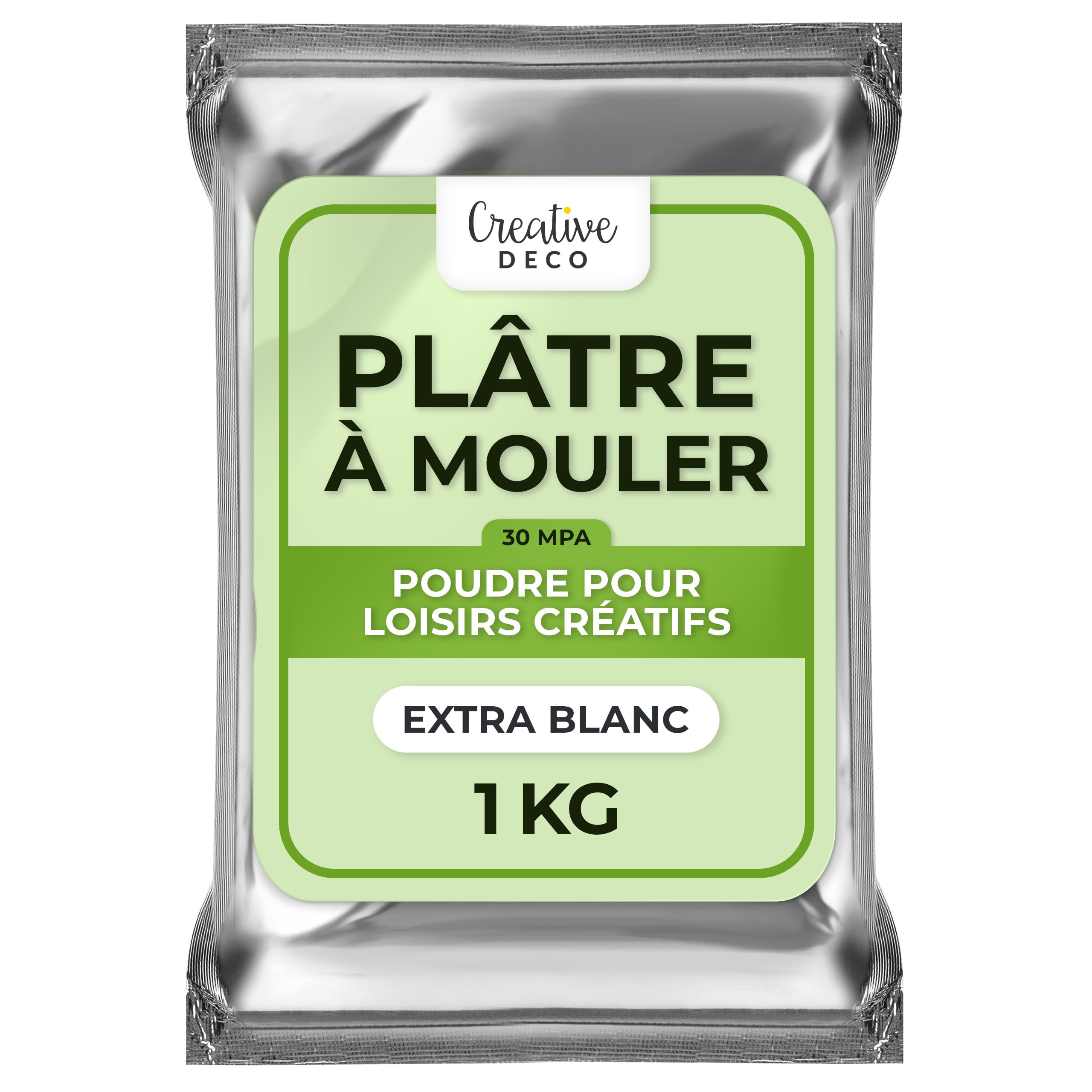 Creative Deco Modelling plâtre extra blanc 1 kg résistant