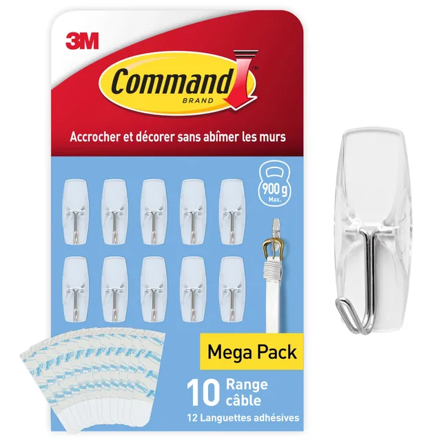 Command Crochets Transparents Moyen 10 Crochets 900g