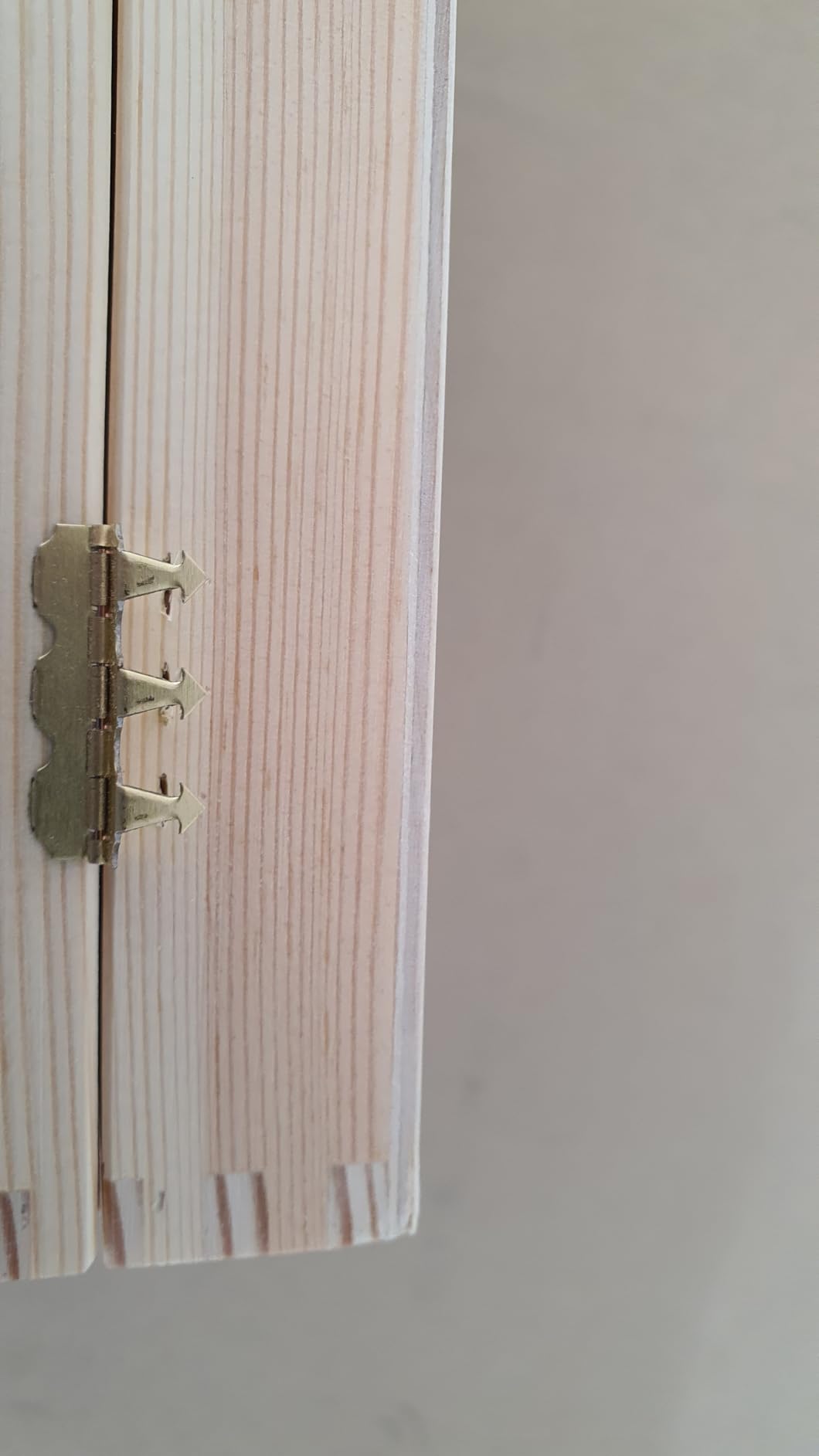 Creative Deco Wood boîte bois beige A4 34x25,3x5,3 cm