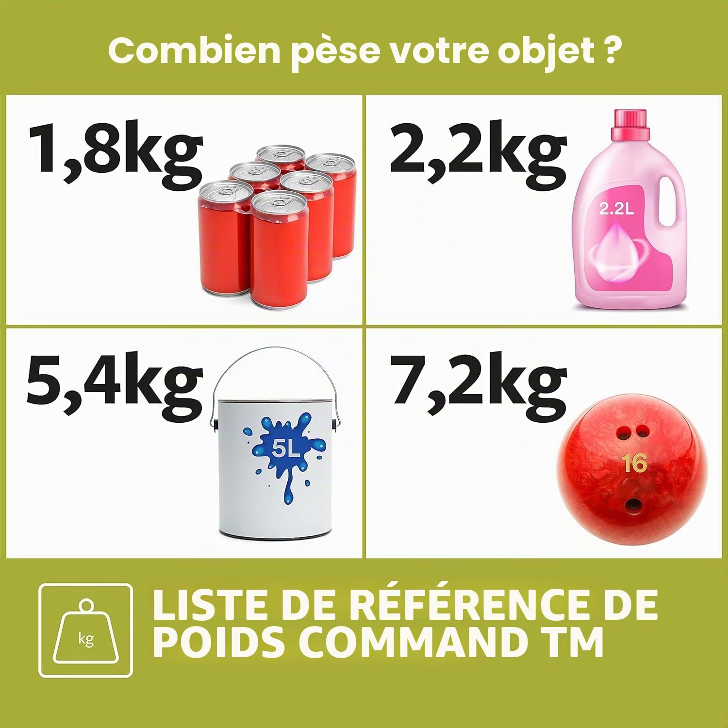Command languettes posters blanches lot 60 bandes petites