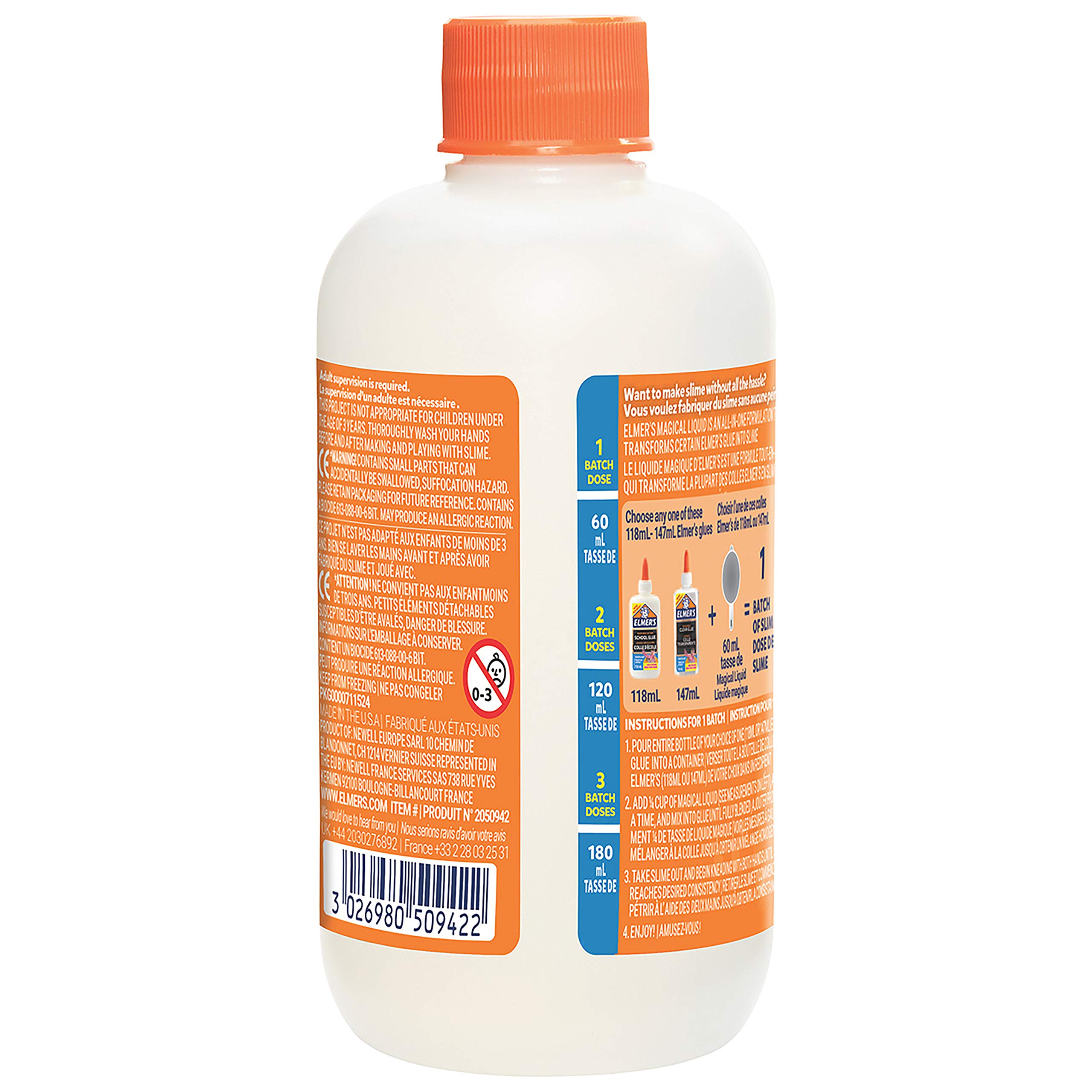 Elmer's Liquide Magique Activateur Slime 259 ml 4 Lots