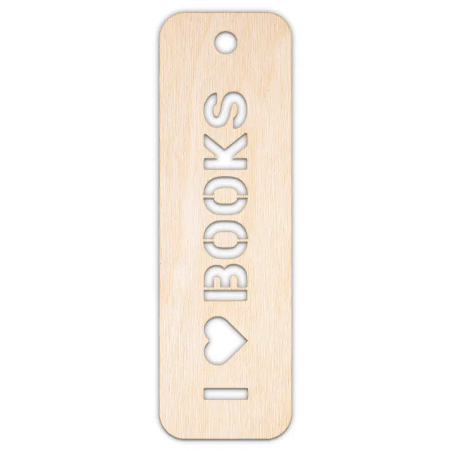 Creative Deco Personalised forme marque-page bois 3 mm brut