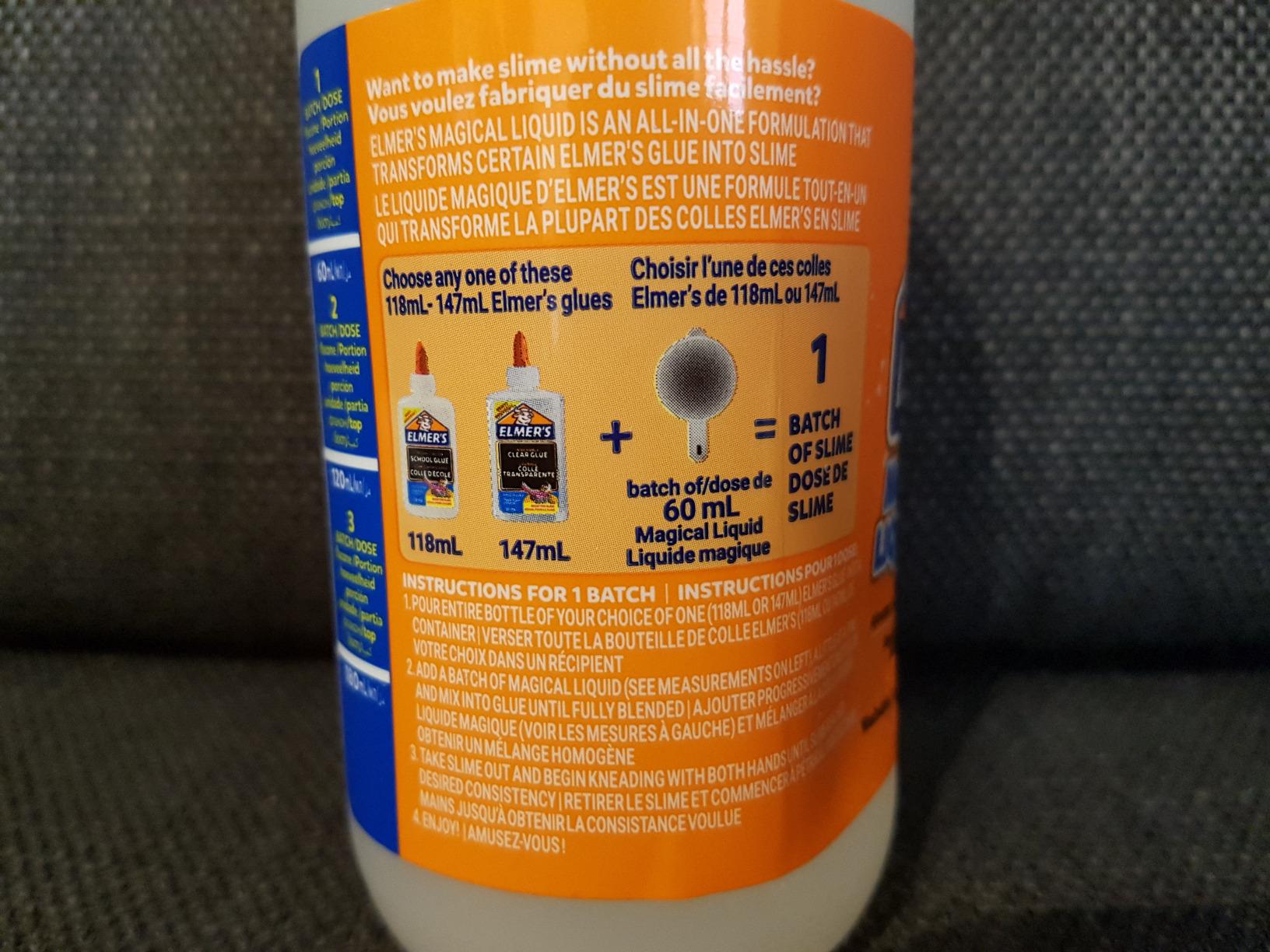 Elmer's Liquide Magique Activateur Slime 259 ml 4 Lots