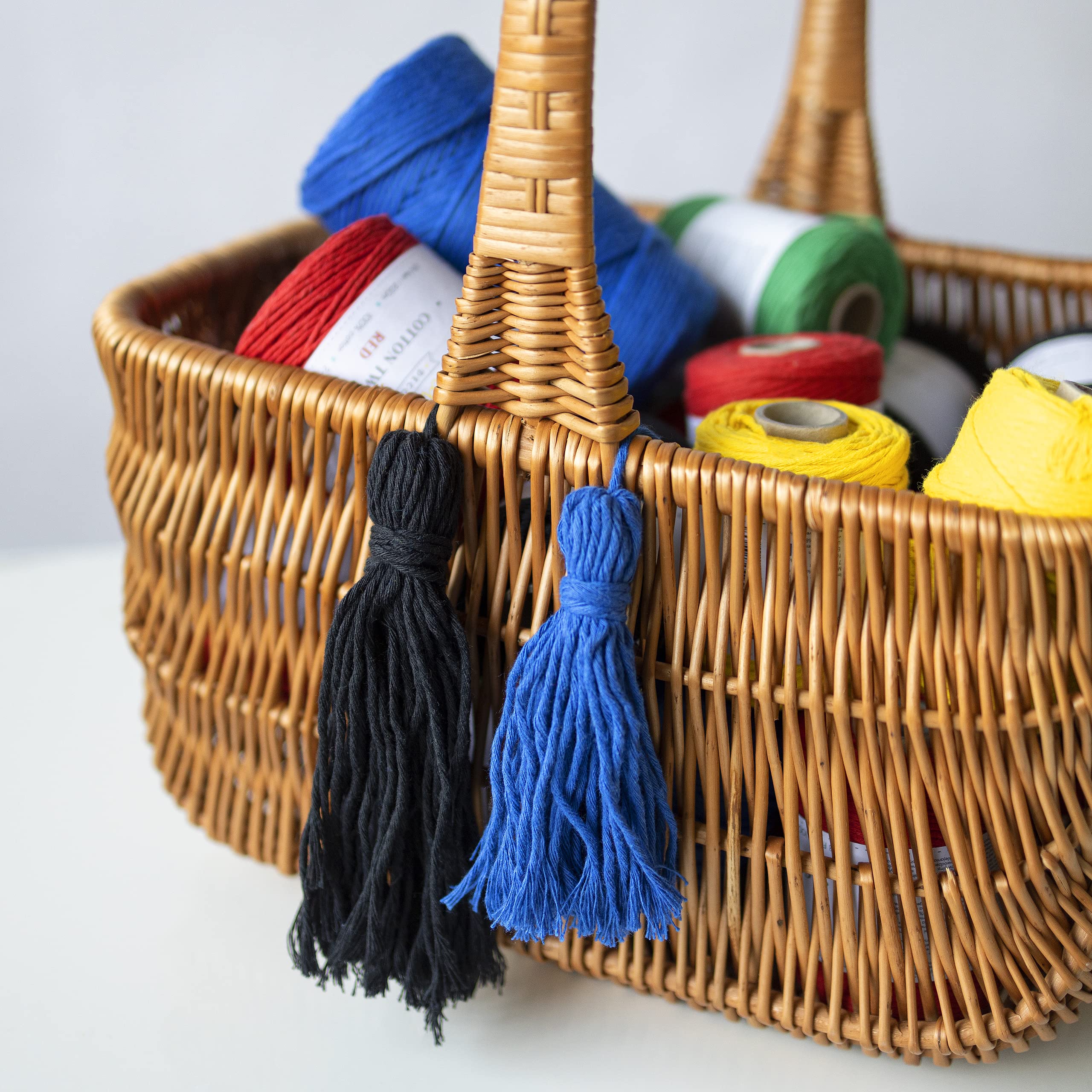 Creative Deco corde macramé coton noir 3 mm 200 m