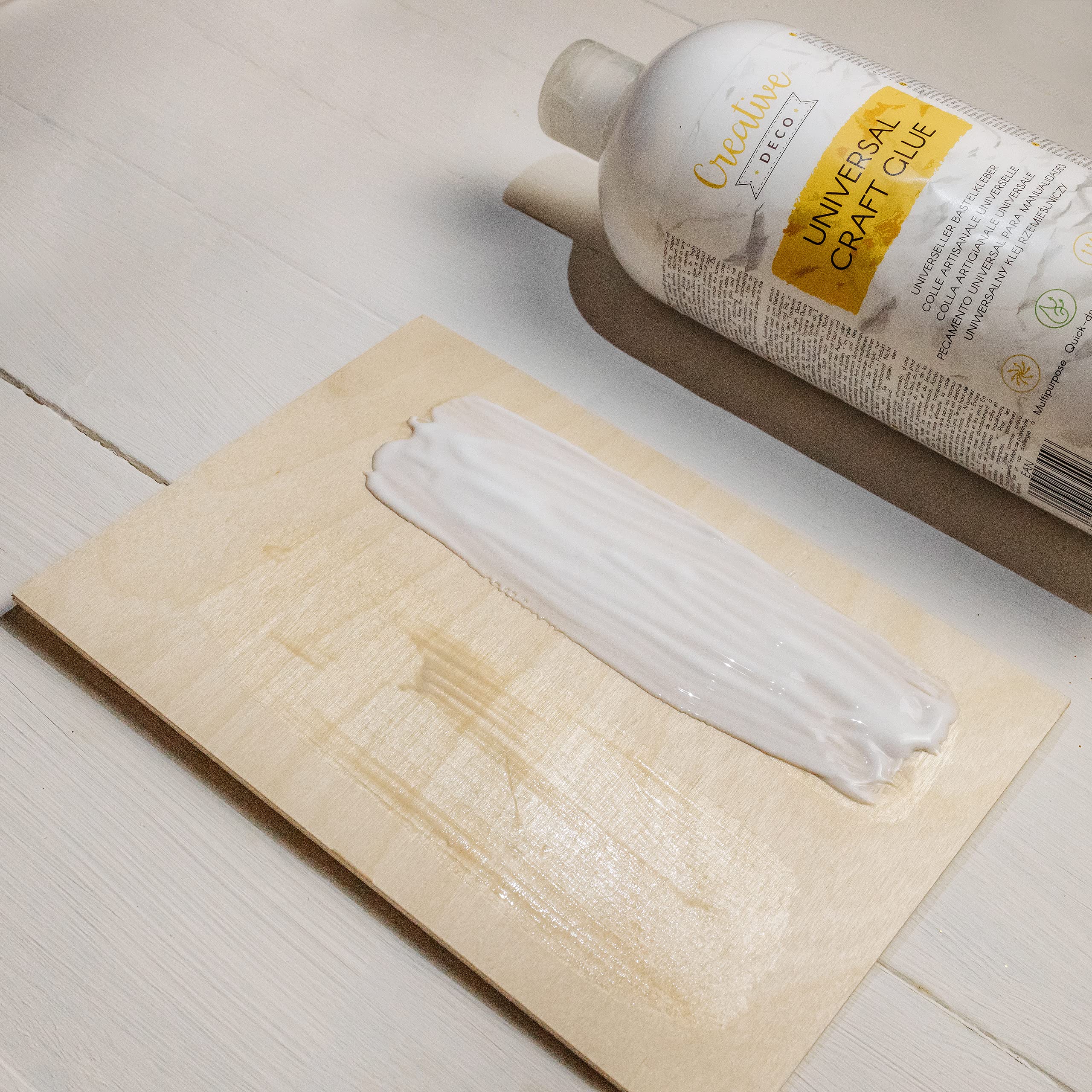 Creative Deco Glues colle blanche PVA 1 L universelle
