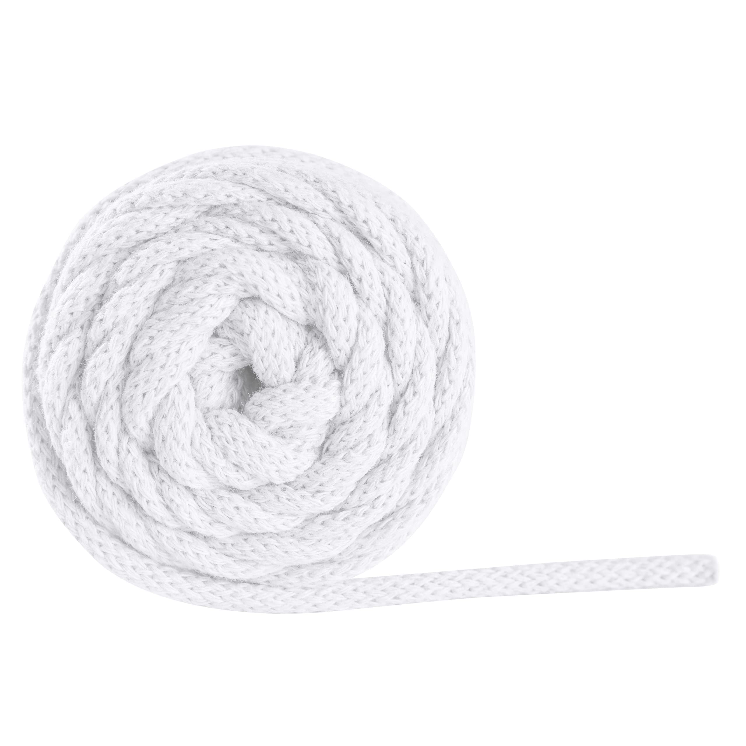 Creative Deco Corde Macramé Coton 5mm Blanc 50m