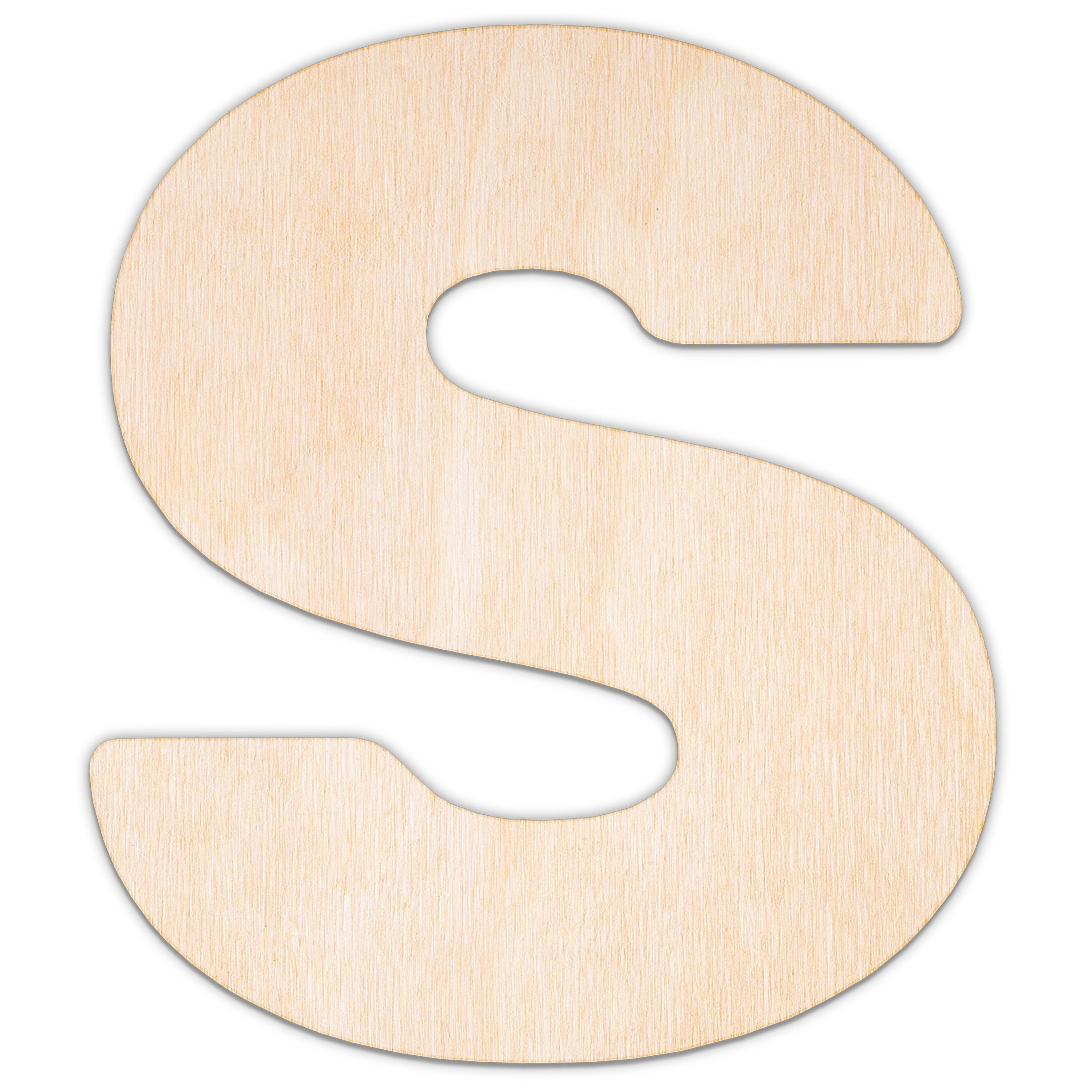 Creative Deco Lettre S lettre bois 3 mm contreplaqué à peindre