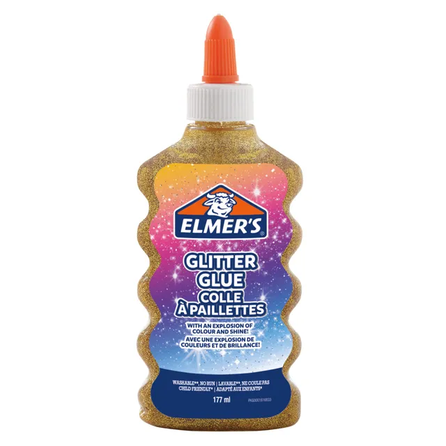 Elmer's Colle Pailletée Or 177ml Lavable Enfant
