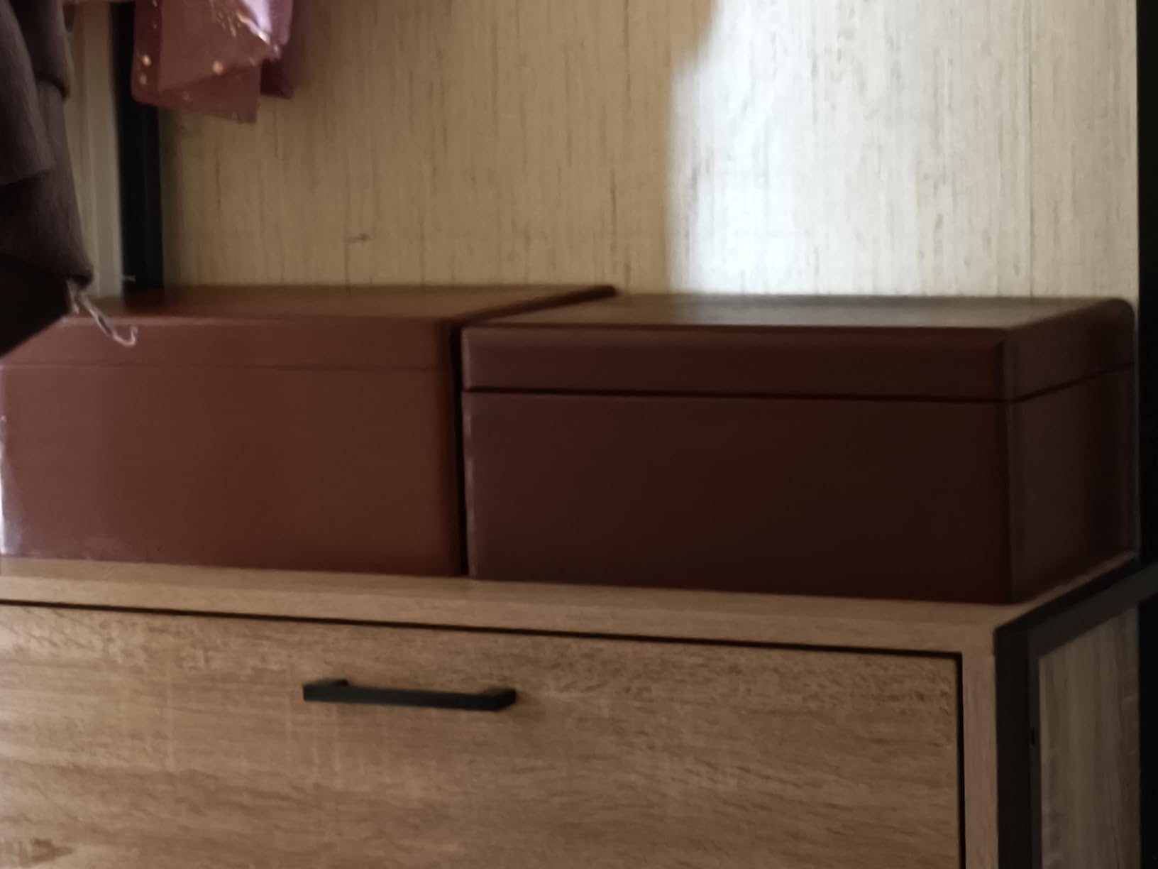 Creative Deco Boîte en bois blanc 30 cm avec couvercle