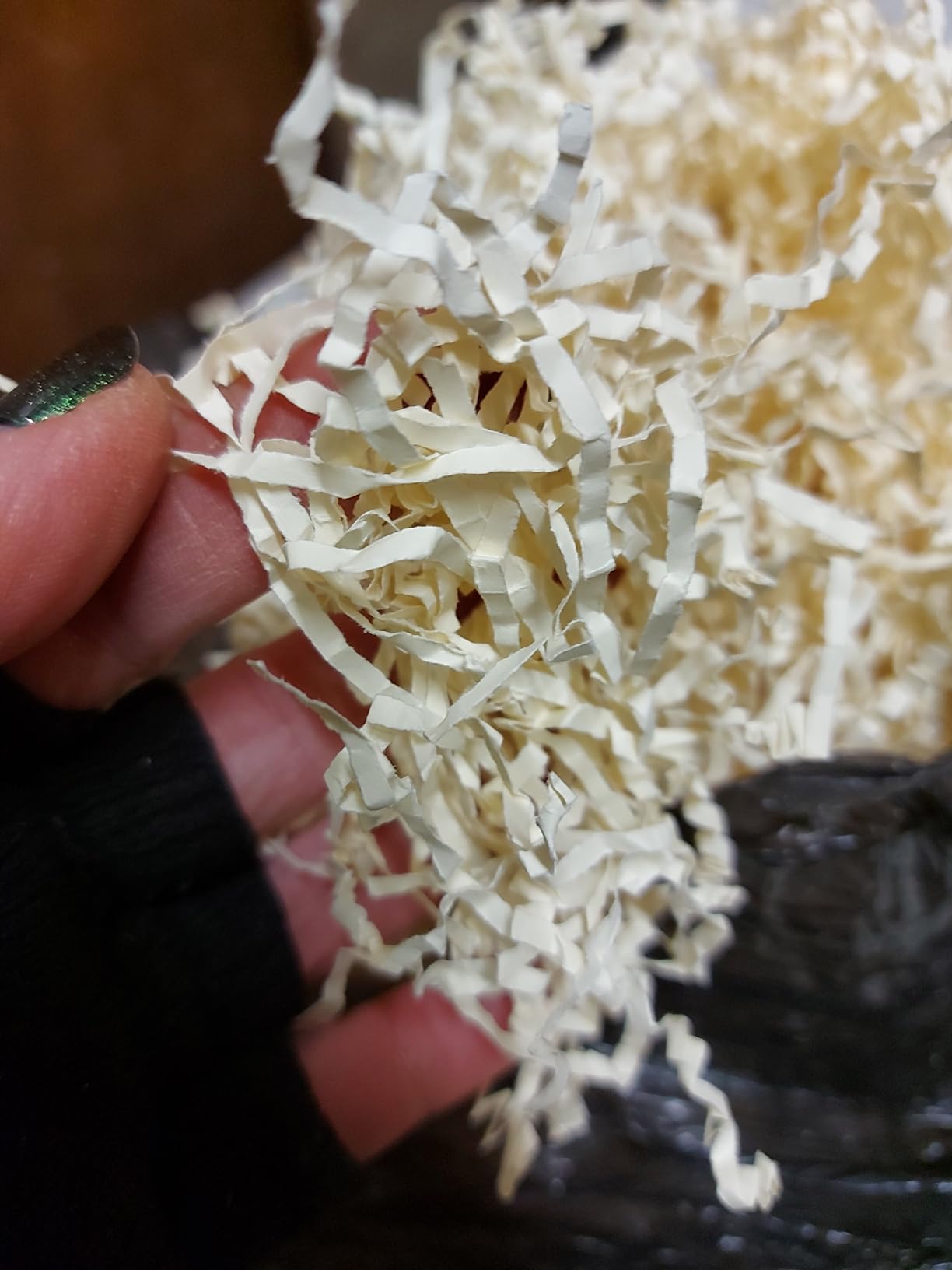 Creative Deco Scrapbooking Laine de Bois 600g Épicéa