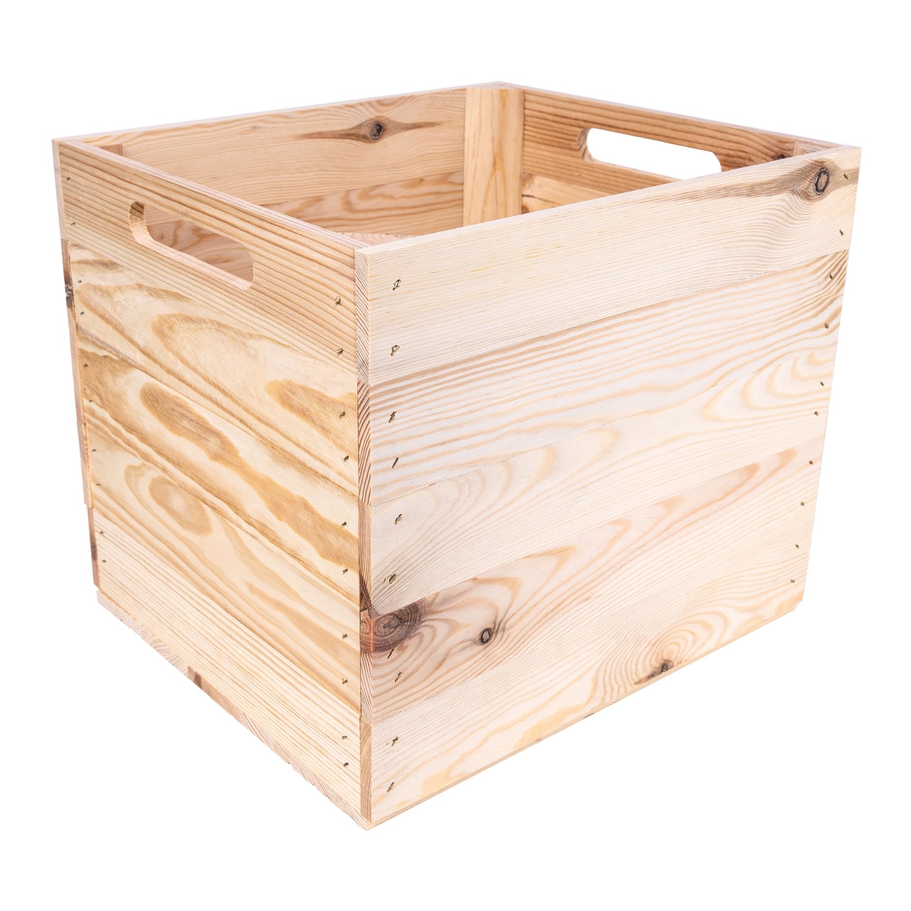Creative Deco Wood Caisse bois naturel Kallax 33x37x33 cm
