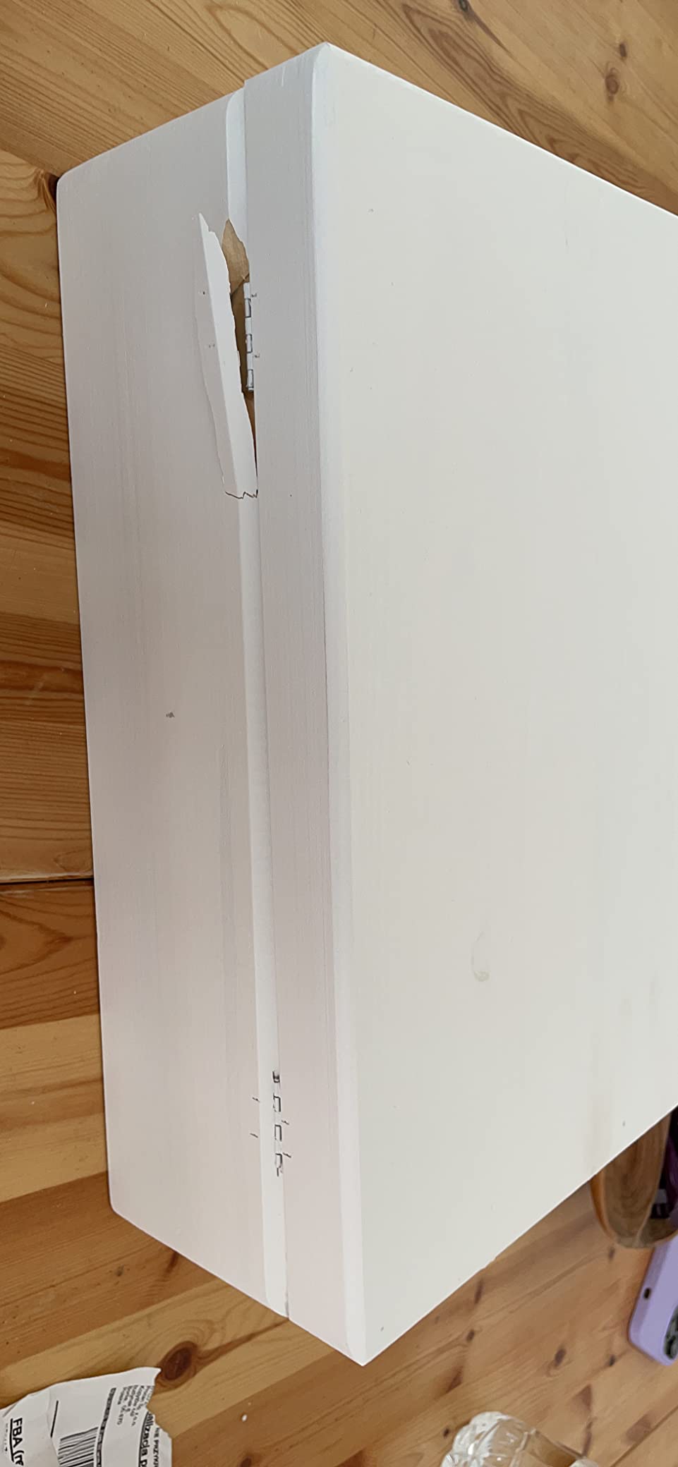 Creative Deco Wood products boîte bois blanc 40x30x14 cm à décorer