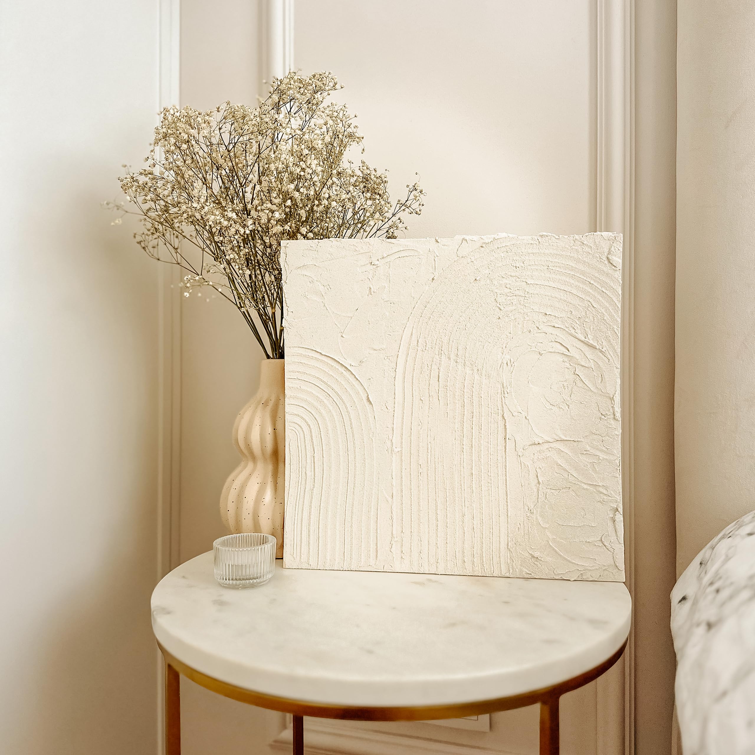 Creative Deco Pâte de Structure Grain Fin Blanche 2kg