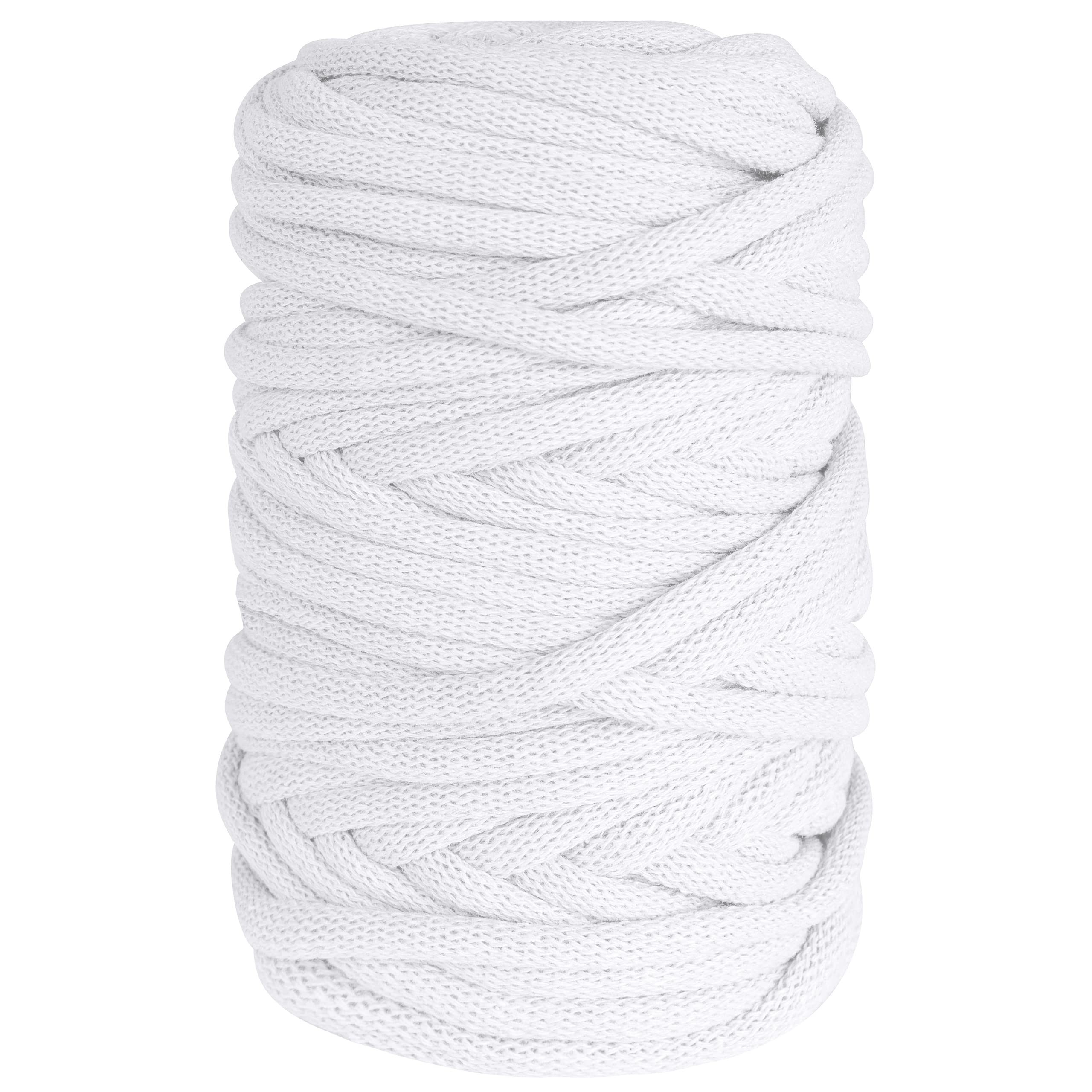 Creative Deco Corde Macramé Coton Blanche 9mm 50m