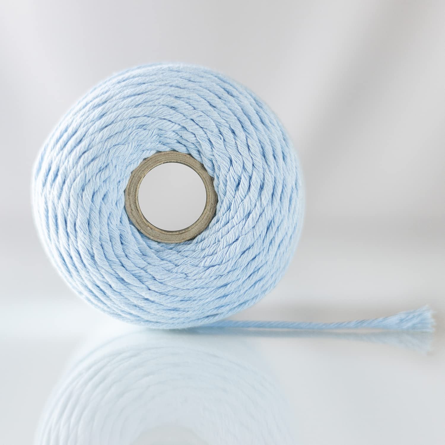 Creative Deco Strings corde macramé 3mm x 200m bleu pastel