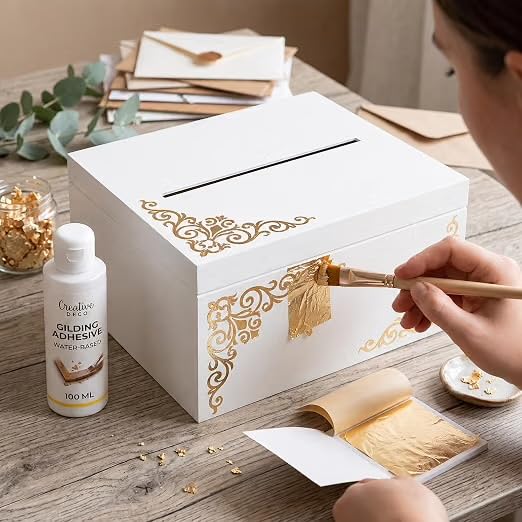 Creative Deco Colle Feuille d'Or 100 ml Transparente