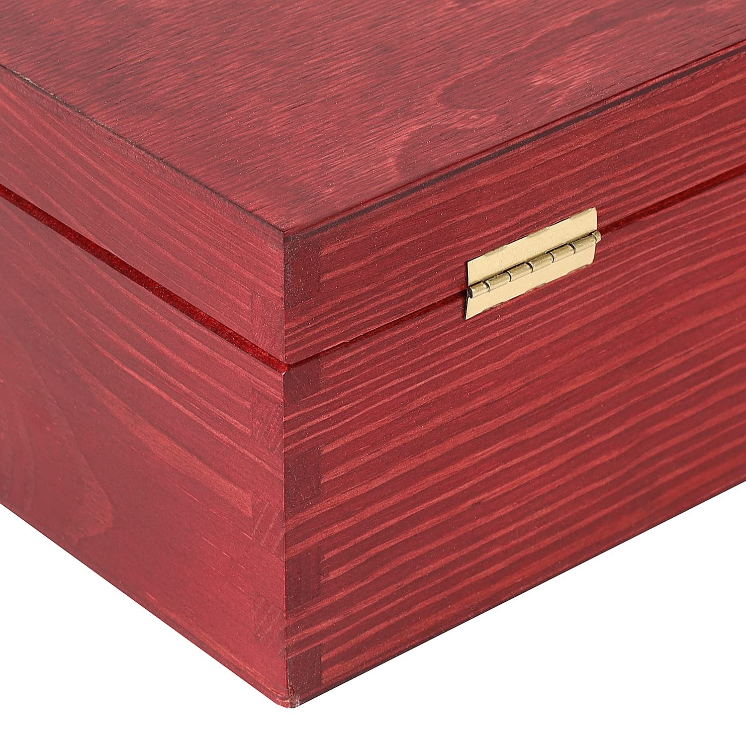 Creative Deco Boîte vin bois 36x11x9,8 cm 1 bouteille