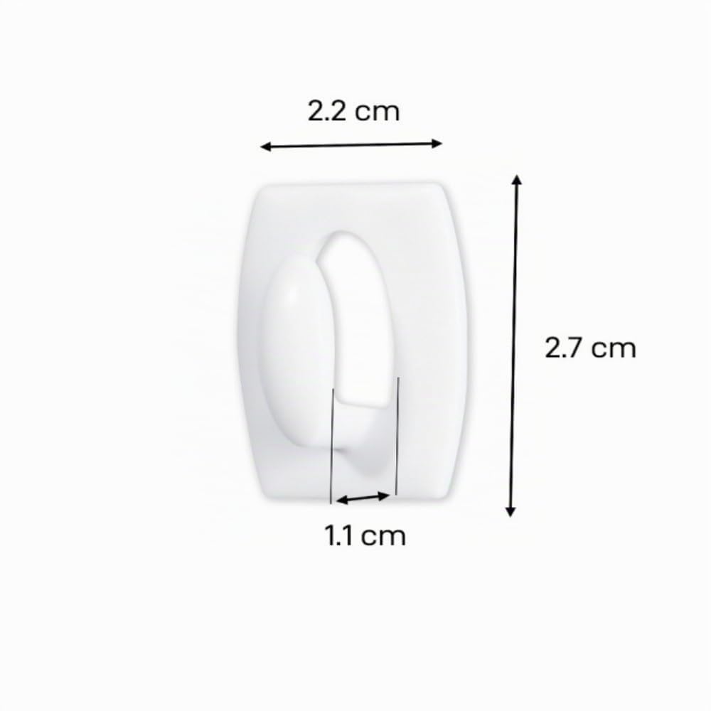 Command Crochets Multi-usages Mini Blancs x6 225 g