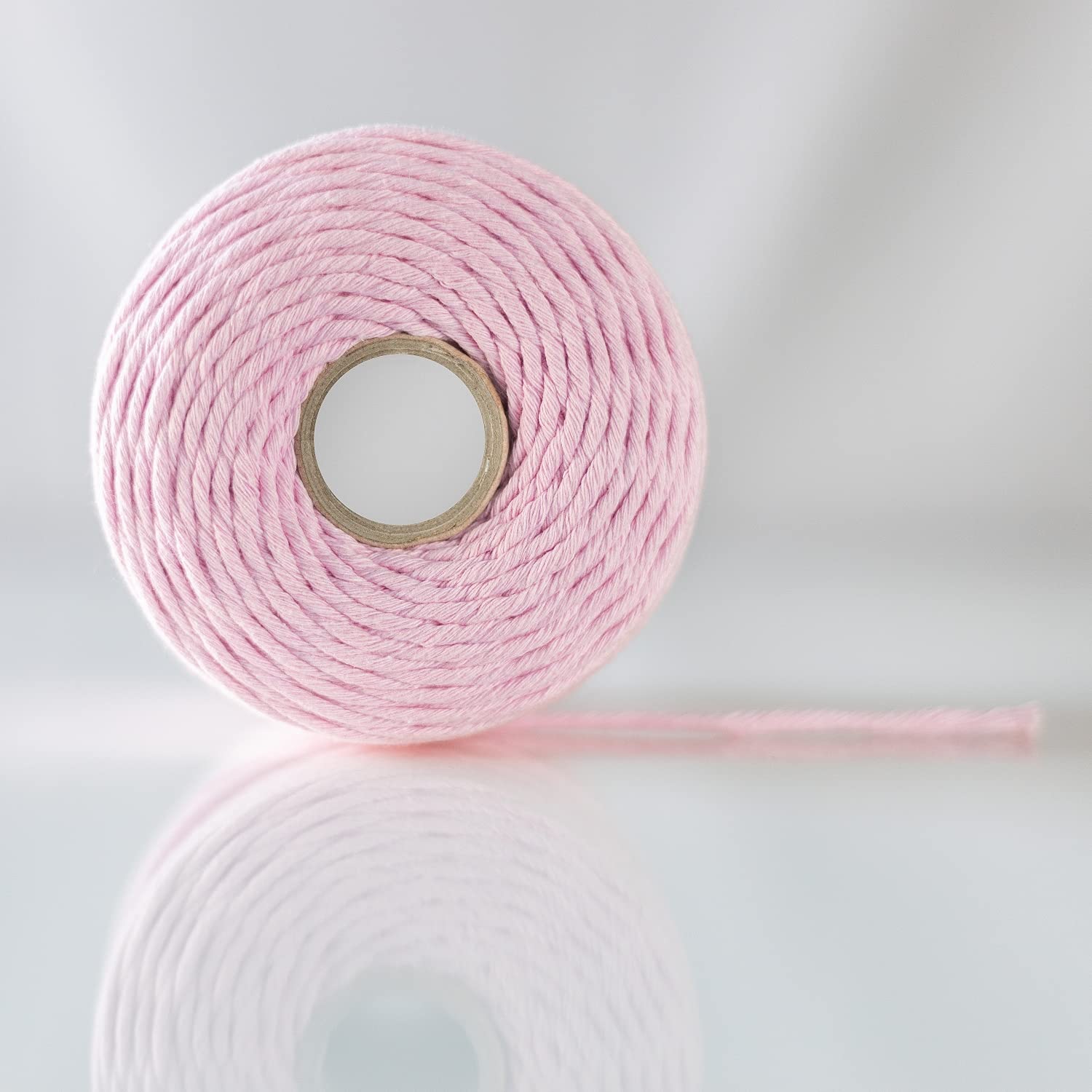 Creative Deco Strings Corde macramé rose pastel 3mm 200m