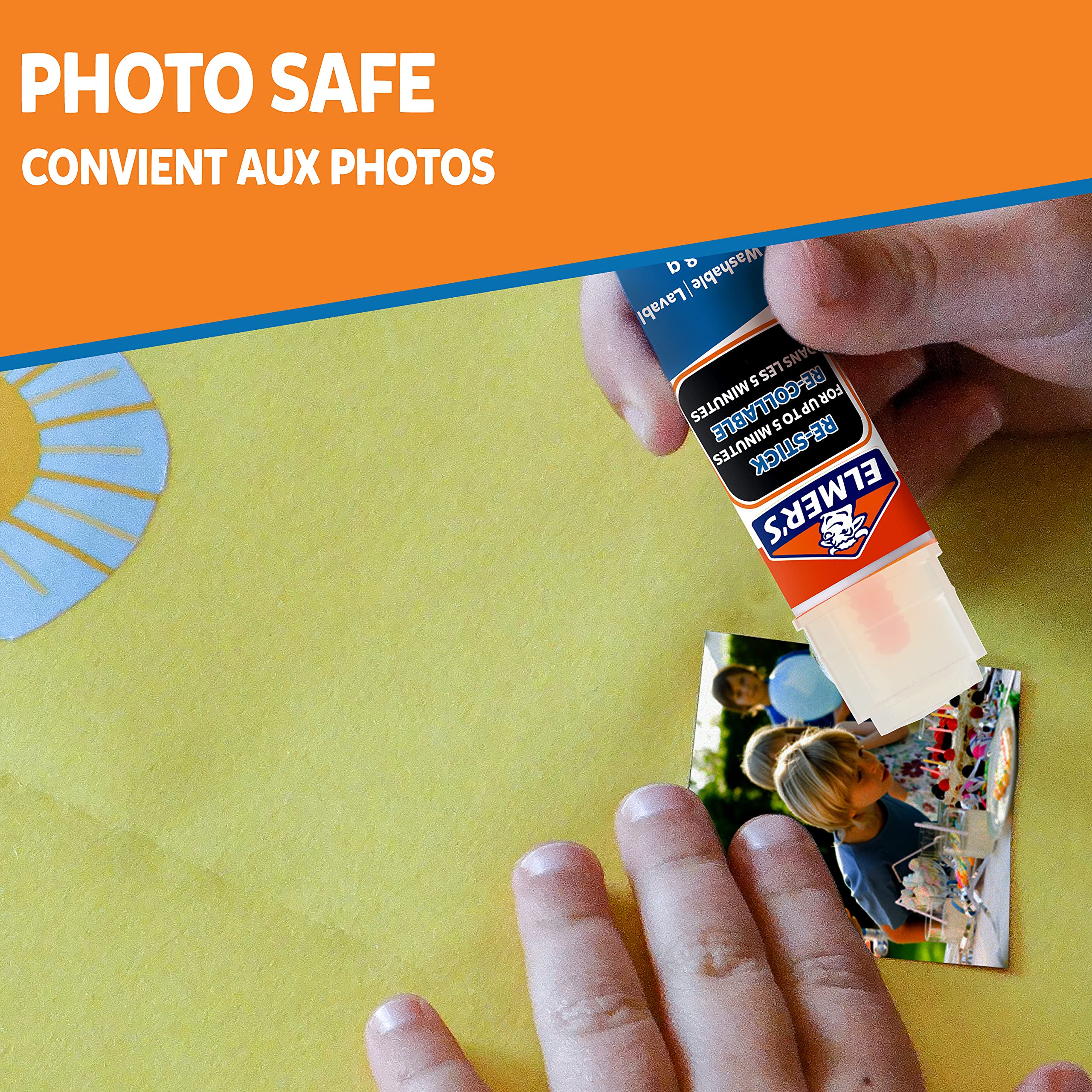 Elmer's Glue Sticks bâton colle 8 g x10 repositionnable