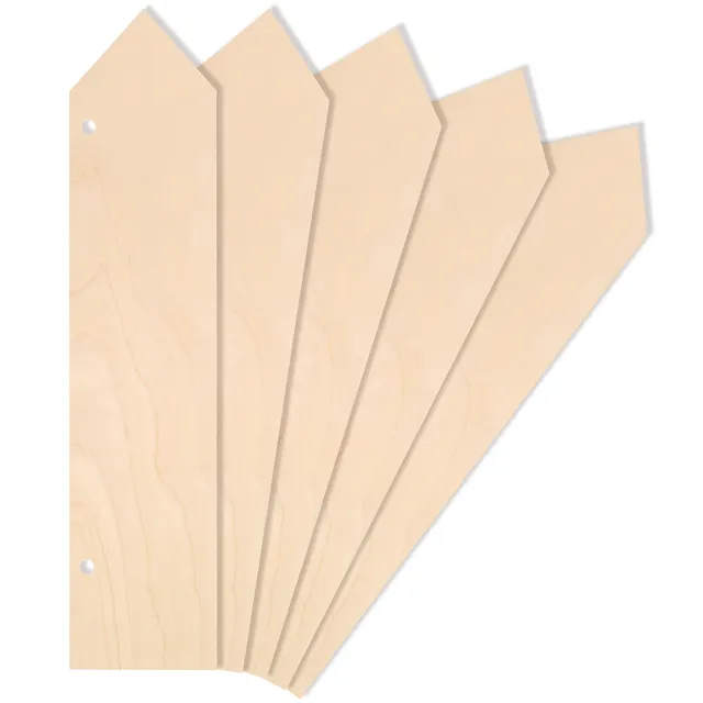 Creative Deco Flèches bois grandes 40x9 cm lot 5 à peindre