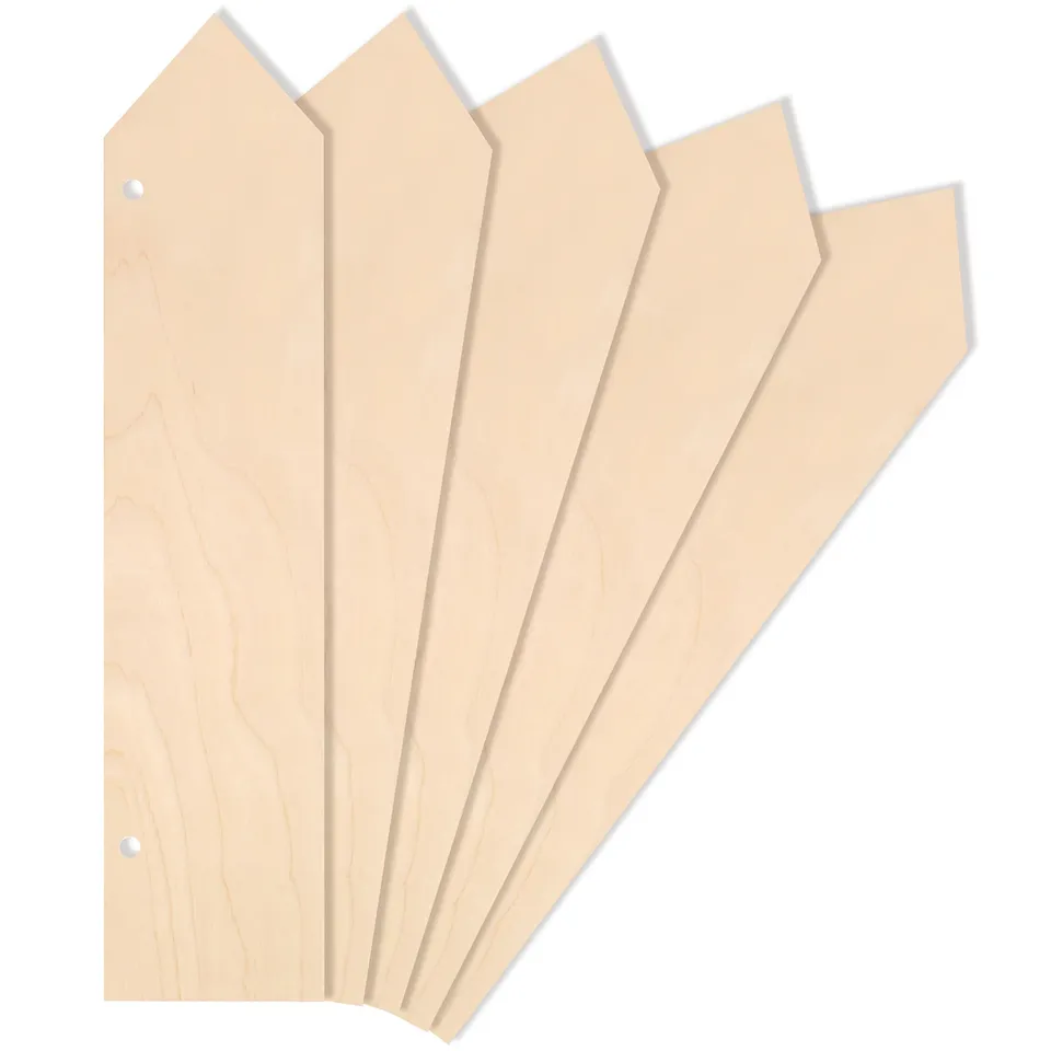 Creative Deco Flèches bois grandes 40x9 cm lot 5 à peindre