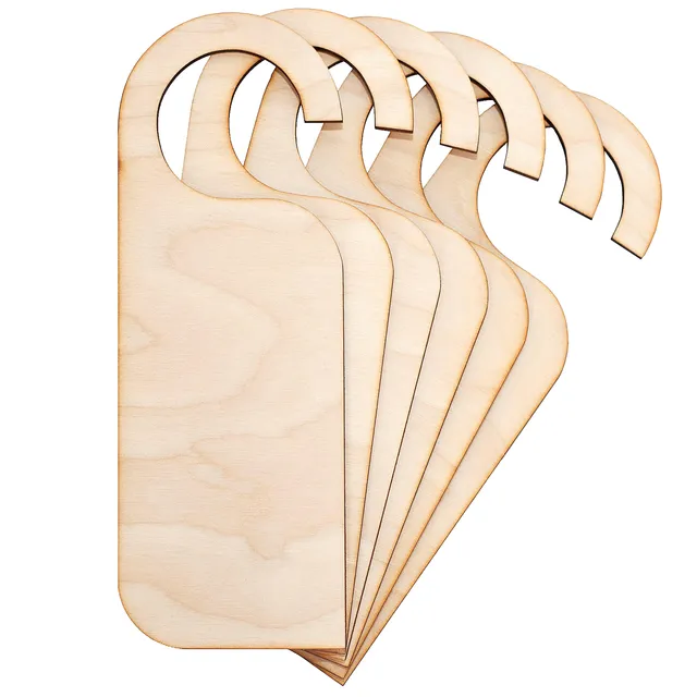 Creative Deco Plaques 20x8 cm Panneau Bois Brut Lot de 10
