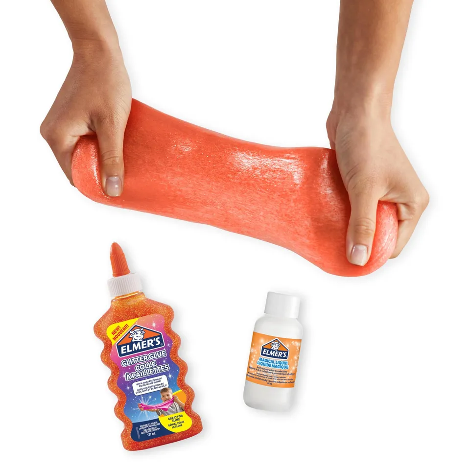 Elmer's Specialty Glue colle pailletée orange 177 ml slime